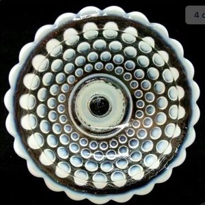 Vintage Fenton Moonstone Holder